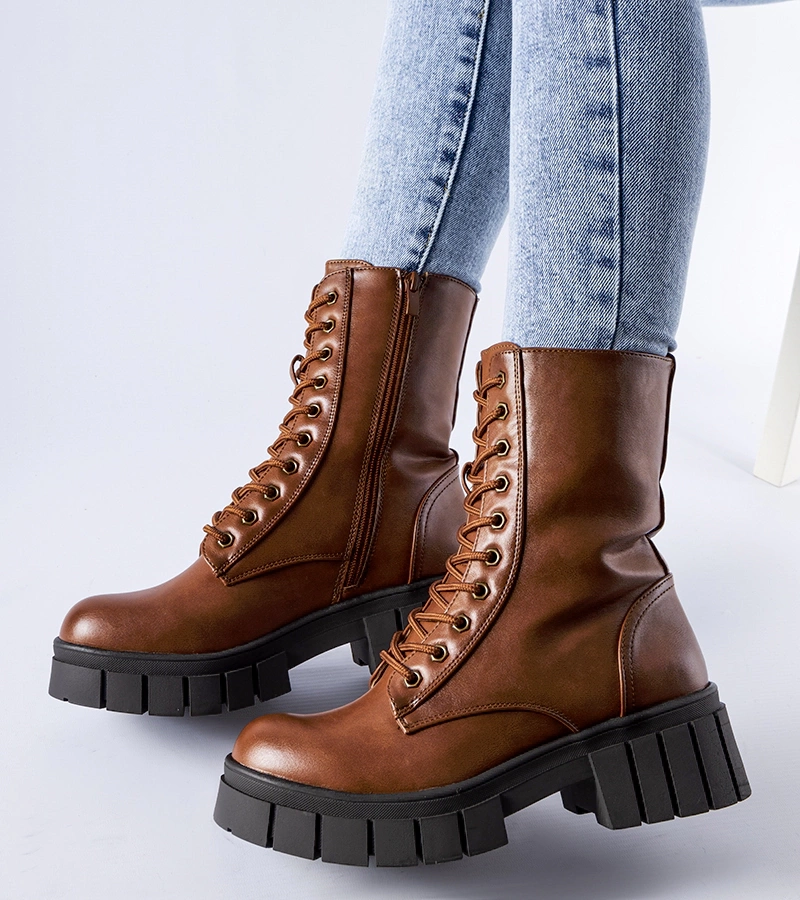 Klassische Karamell-Pedraza-Arbeitsstiefel