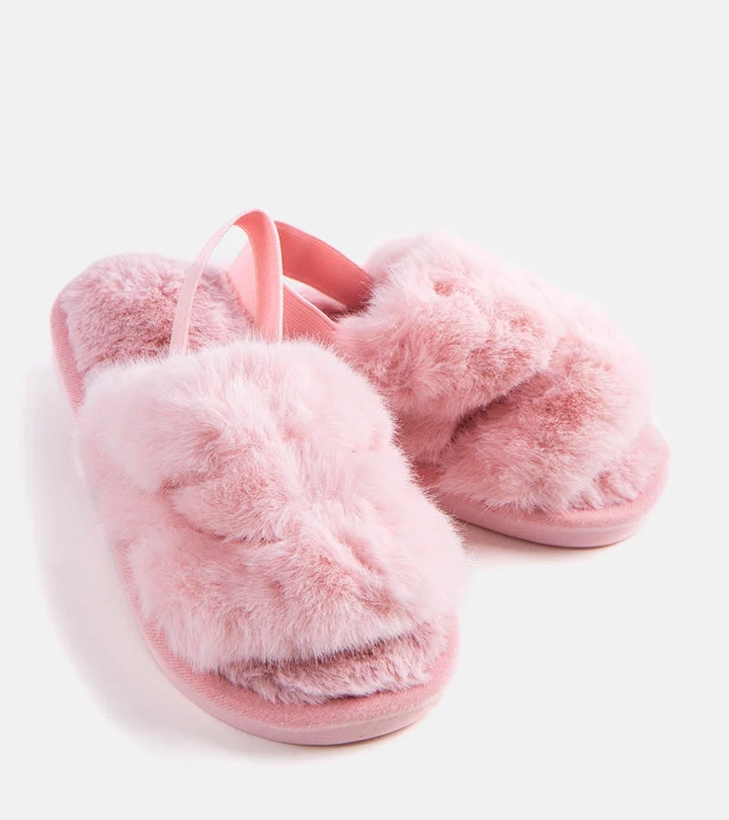 Leilanys rosa Gummislipper