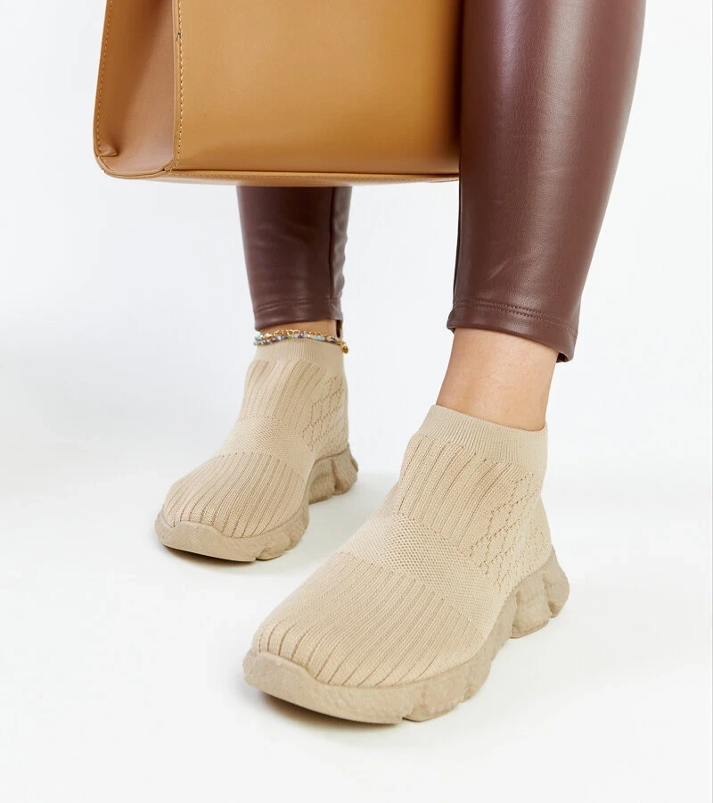 Dunkelbeige leichte Vaclava Sportsneakers