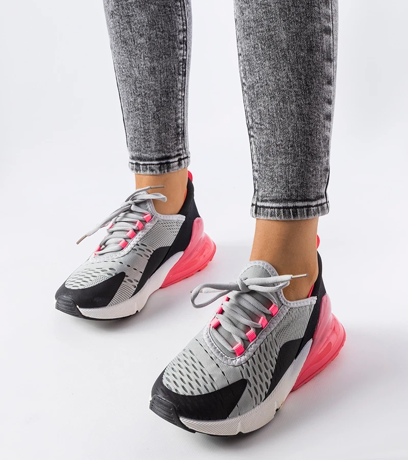 Rote sportliche Court Sneakers