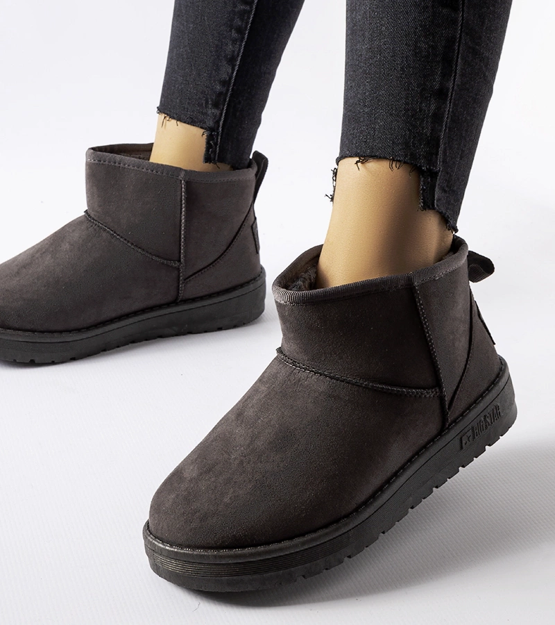 Graue Big Star Schneestiefel KK274291