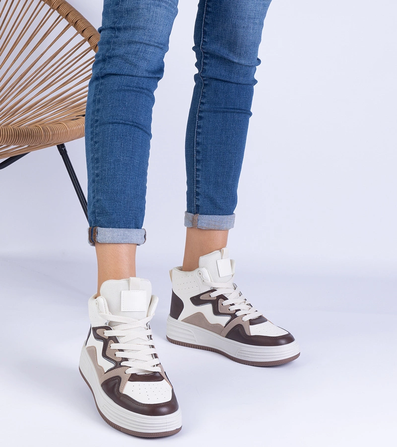 Braune Damen-Sportsneaker Shadolina