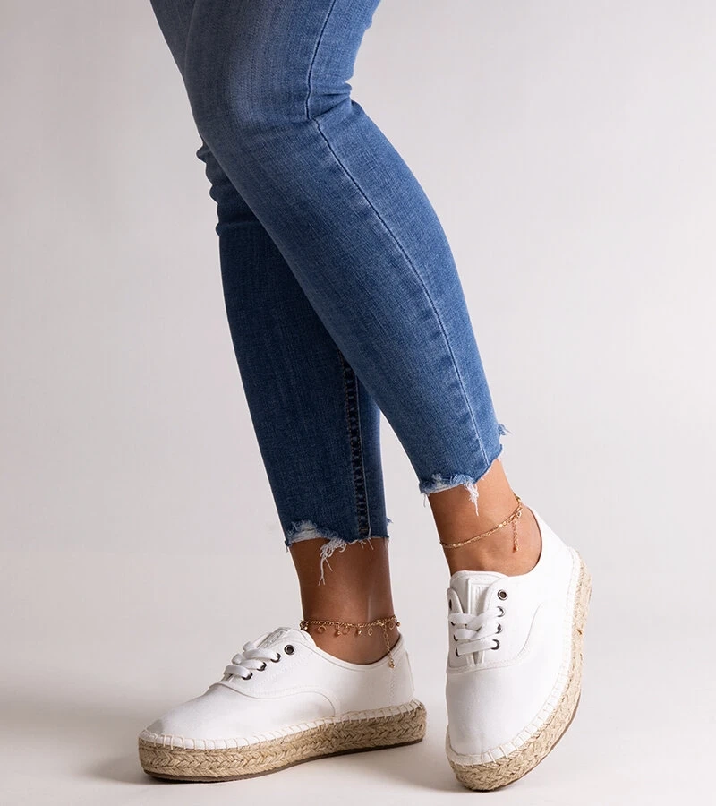 Weiße Espadrilles Big Star LL274833 101