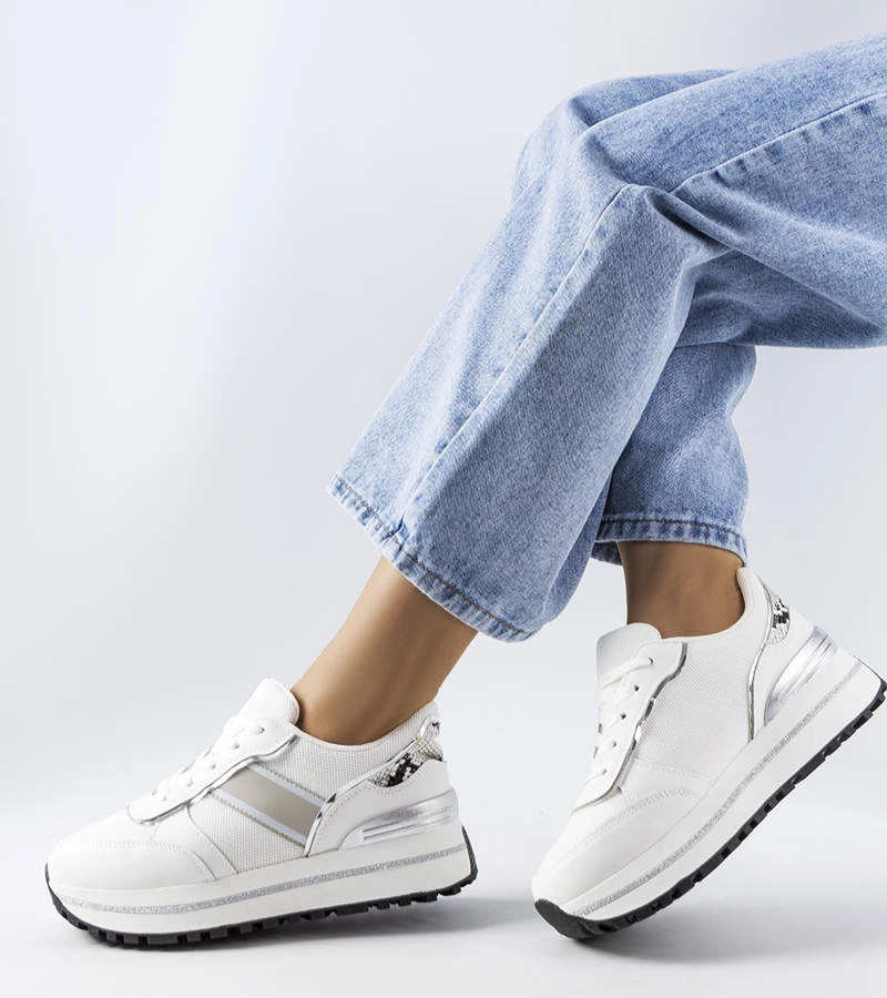 DAMEN LAUFSCHUHE TURNSCHUHE SNEAKER SPORTSCHUHE 9115# WEISS