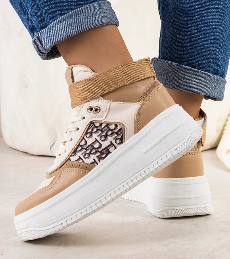 Grüne Adolis High-Top-Sneakers